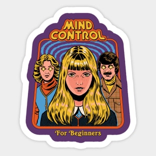 Mind Control For Beginners Sticker
